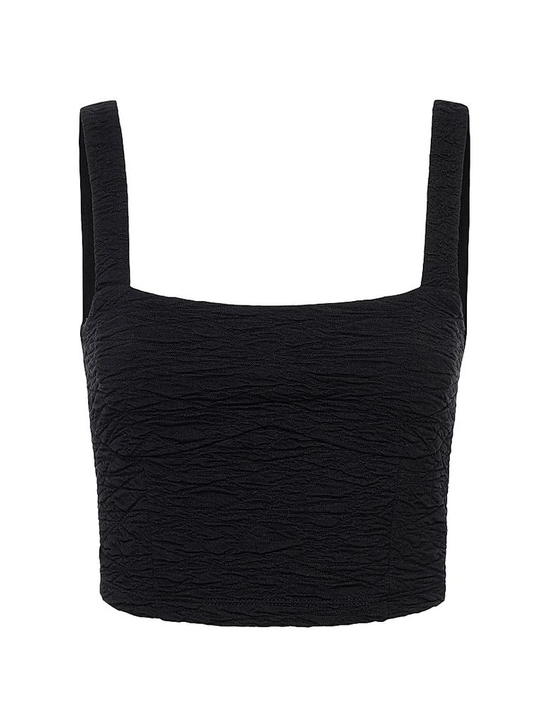 Good American Wide Scrunchie Crop Top 1