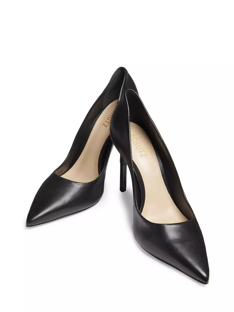 Schutz Lou 100MM Leather Stiletto Pumps 6