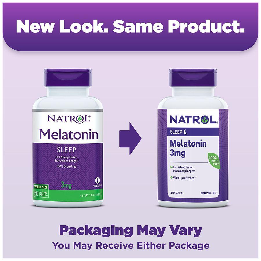 Natrol Melatonin 3mg, Sleep Support, Tablets