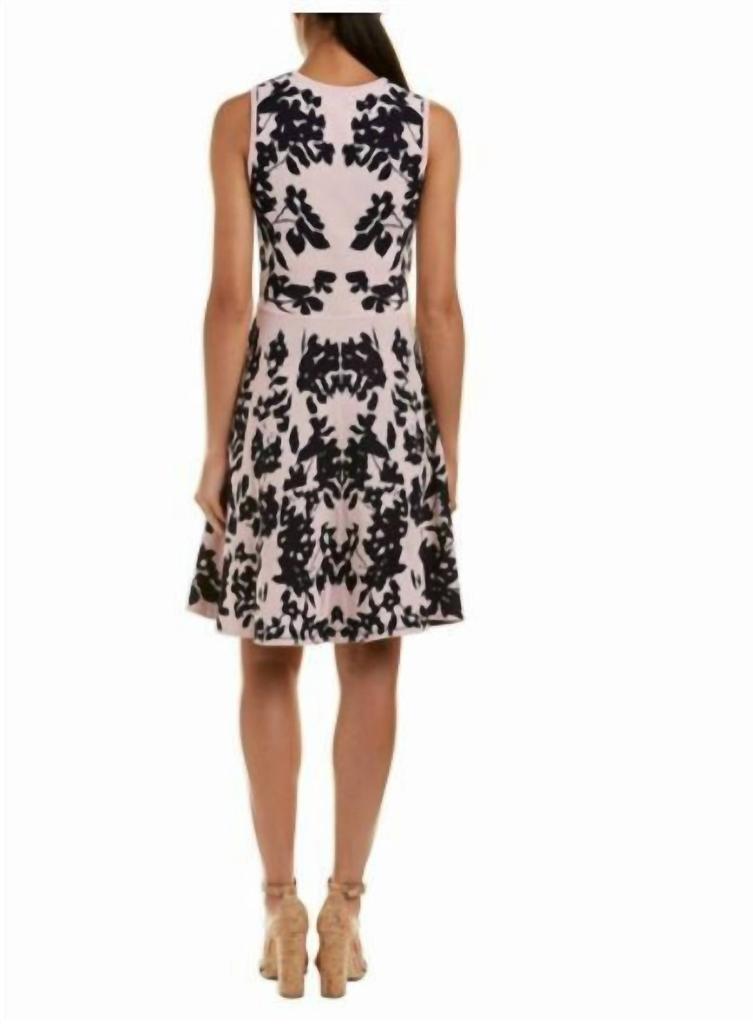 Eliza J Eliza J - Floral Fit & Flare Knit Sleeveless Mini Dress