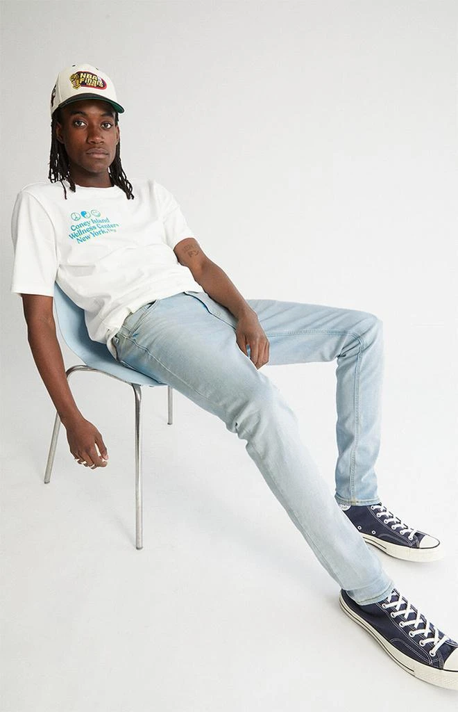 PacSun Light Stacked Skinny Jeans 4