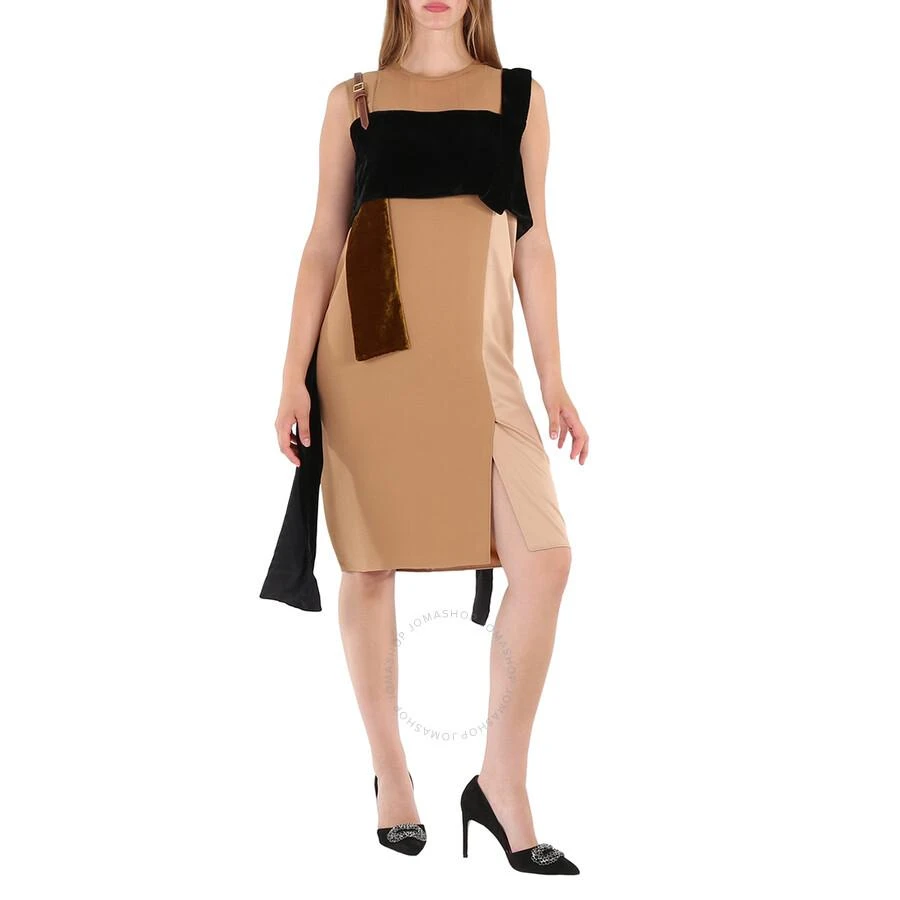 Burberry Burberry Silk And Velvet Strap Detail Dress, Brand Size 4 (US Size 2) 2