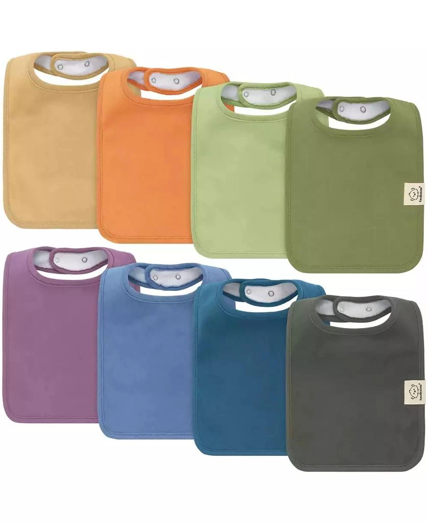 KeaBabies 8-Pack Coast Baby Bibs for Boy, Girl, Drool Bibs, Baby Bib for Girls, Boys