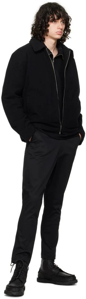 SOPHNET. Black Slim-Fit Trousers 4