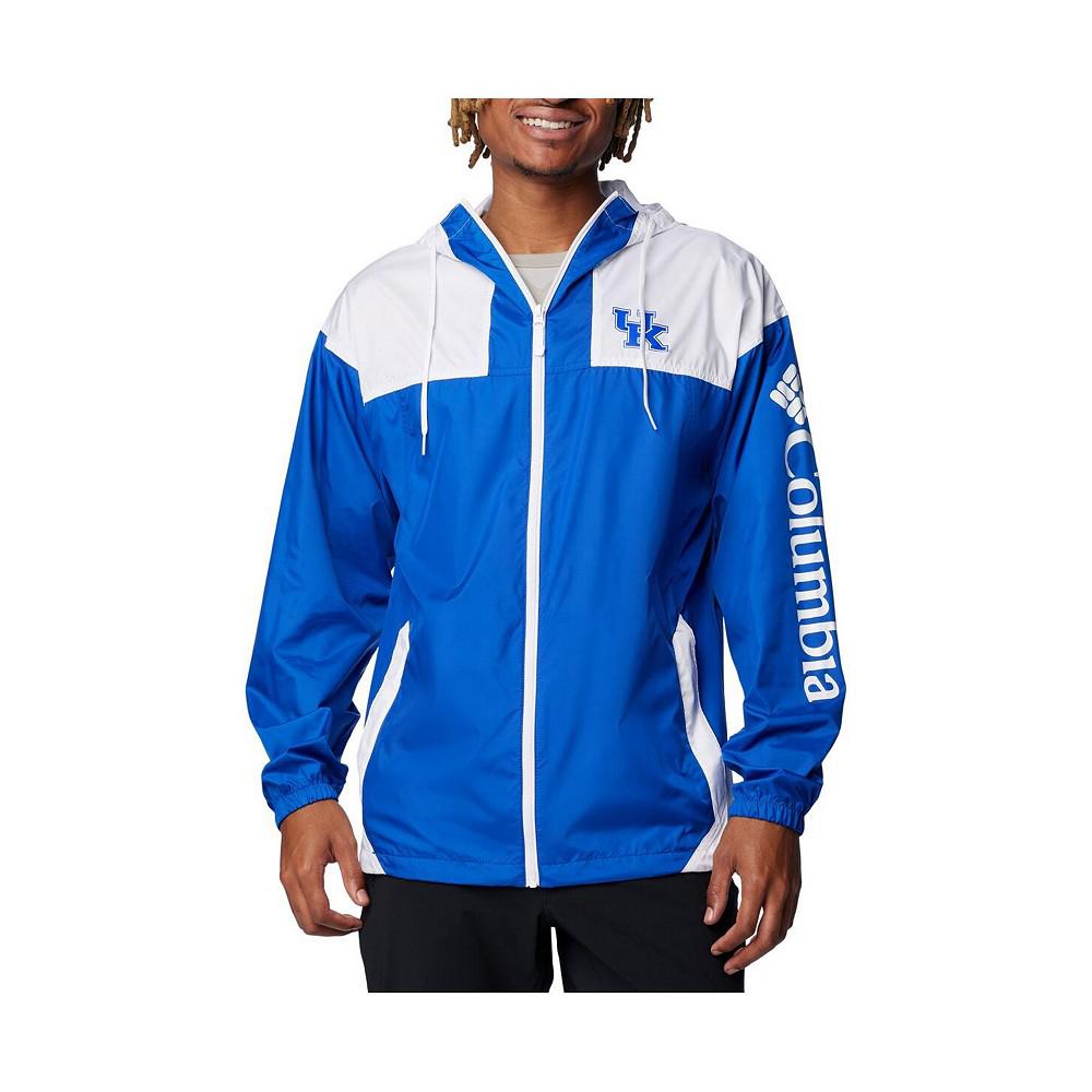 Columbia Men's Royal Kentucky Wildcats Flash Challenger Omni-Shade Full-Zip Windbreaker Hoodie Jacket