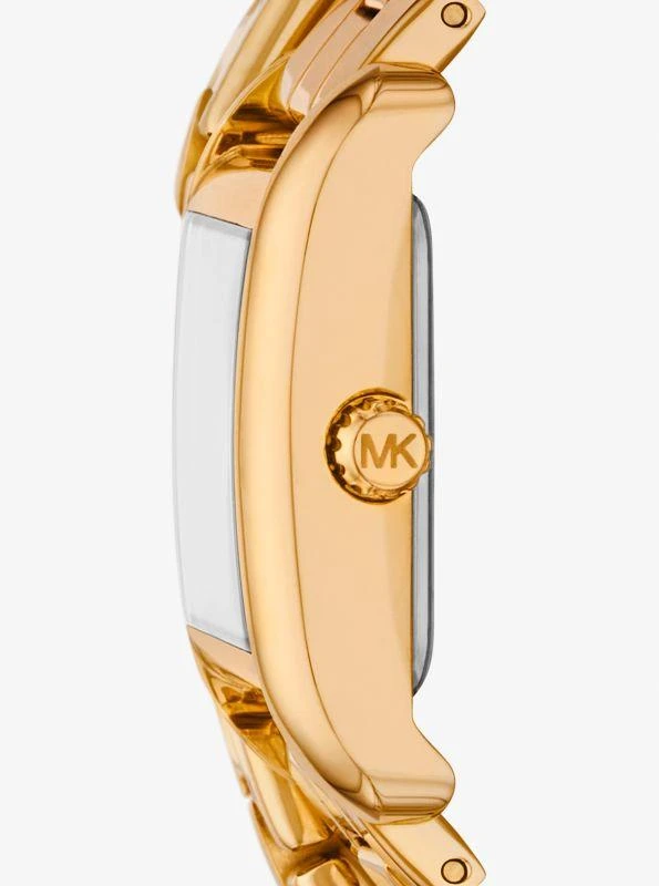 Michael Kors Mini Monroe Silver-Tone Double Wrap Watch 2