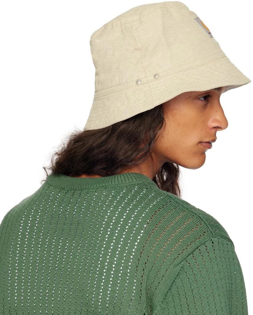 Carhartt WIP Beige Walter Linen Bucket Hat 3