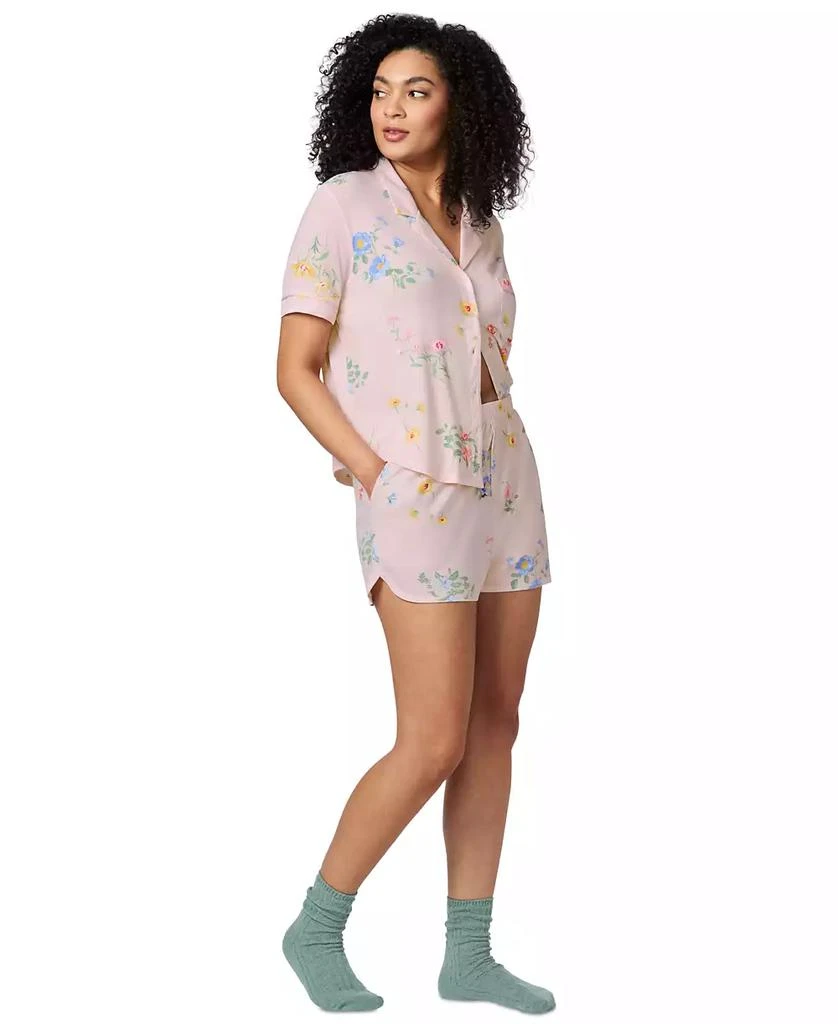 GAP GapBody Women's Notched-Collar Short Pajama Set 5