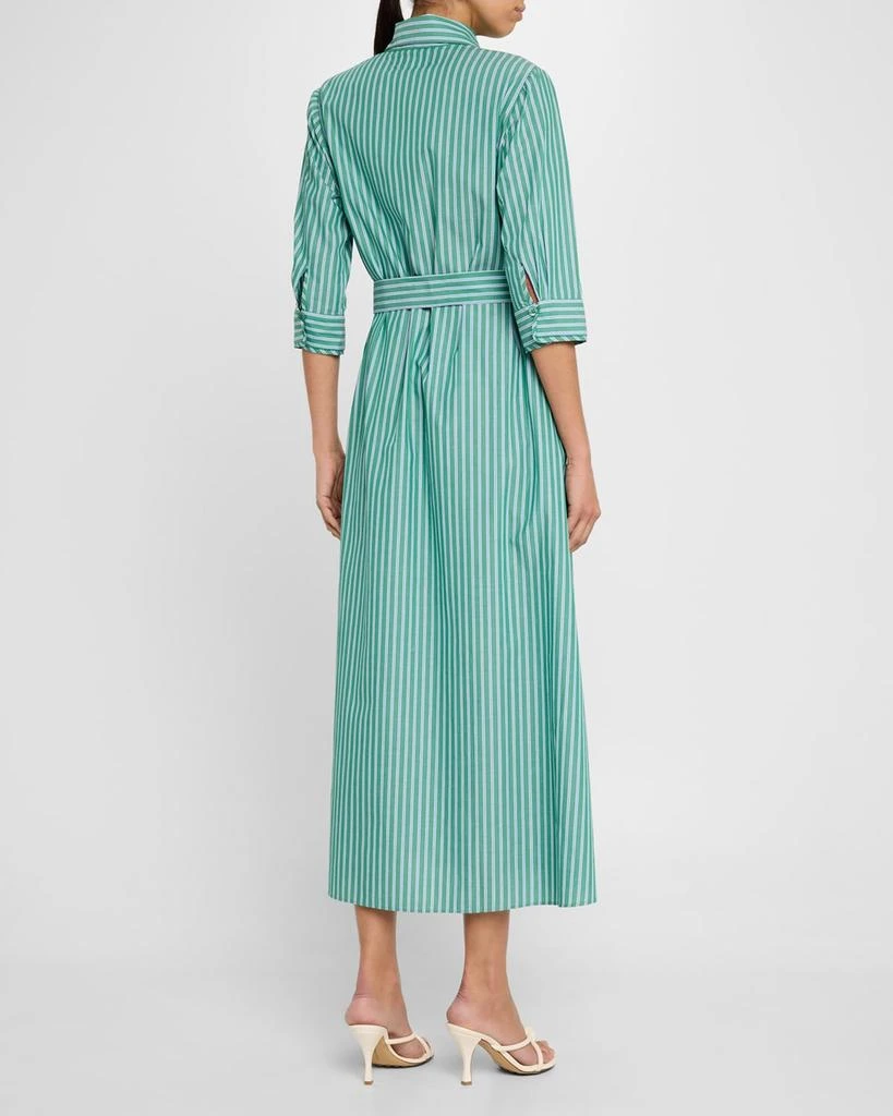 Evi Grintela Valerie Striped Cotton Midi Shirtdress 3