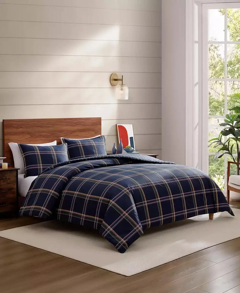 Tommy Hilfiger Beacon Plaid Cotton 3-Piece Comforter Set