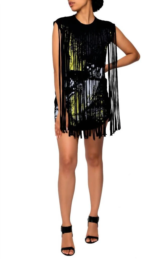 Dai Moda Dai Moda - Unity Fringe Mini Dress 1