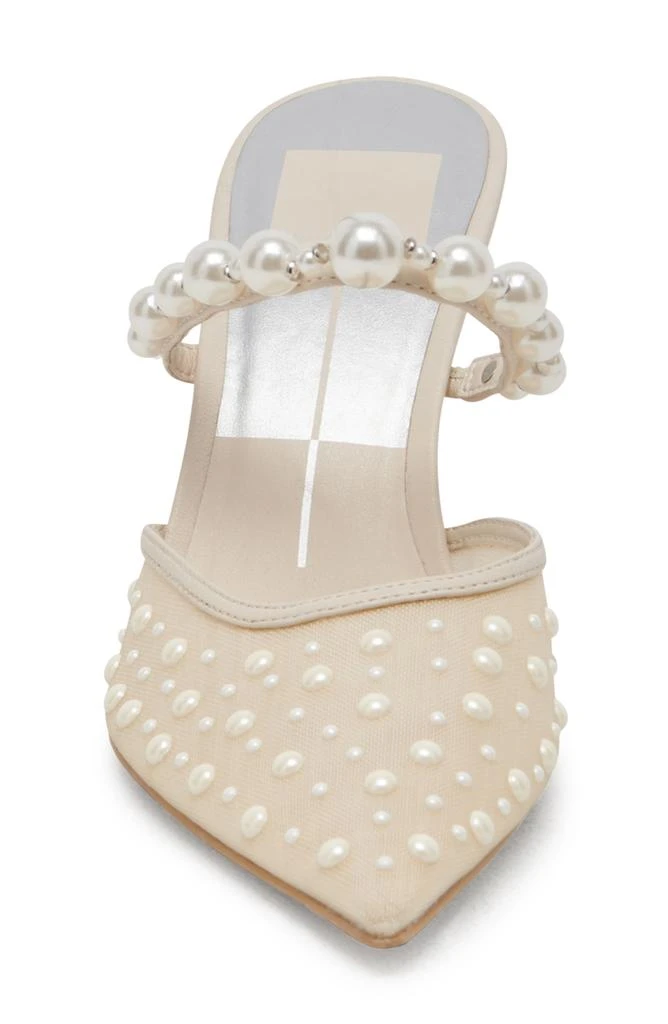 Dolce Vita Katik Imitation Pearl Pointed Toe Pump 5
