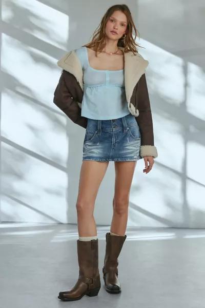 BDG BDG Brittney Long Sleeve Babydoll Top