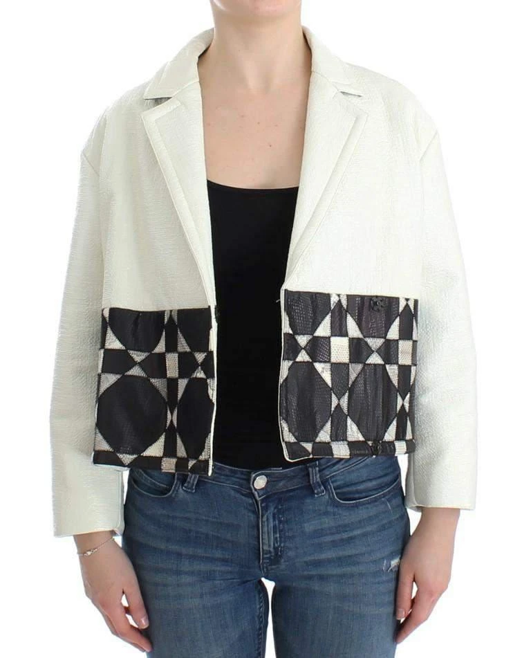 Andrea Pompilio Andrea Pompilio  Cropped Leather Jacket 6