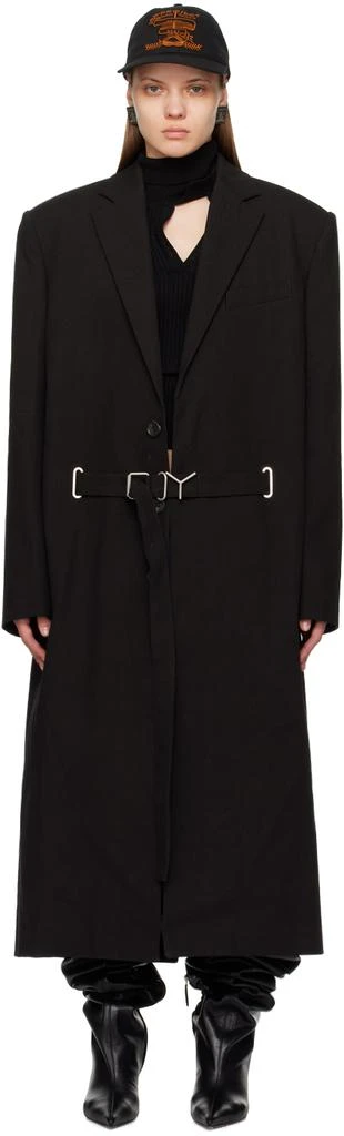 Y/Project Black Y Belt Coat 1