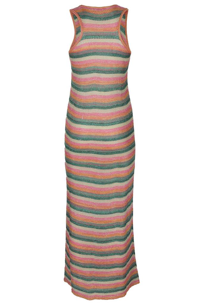 Roberto Collina Roberto Collina Striped Scoop Neck Slip Dress