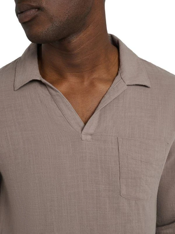Onia ​Cotton-Linen Gauze Popover Shirt 3
