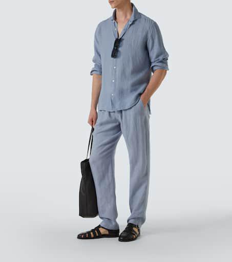 Thom Sweeney Linen straight pants