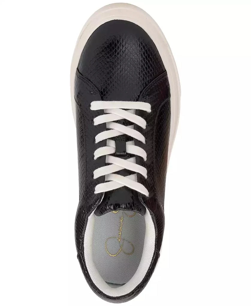 Jessica Simpson Women's Caitrona Lace Up Platform Sneakers 4