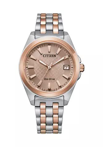 Citizen Citizen Womens Corso Two Tone Stainless Steel Bracelet Watch