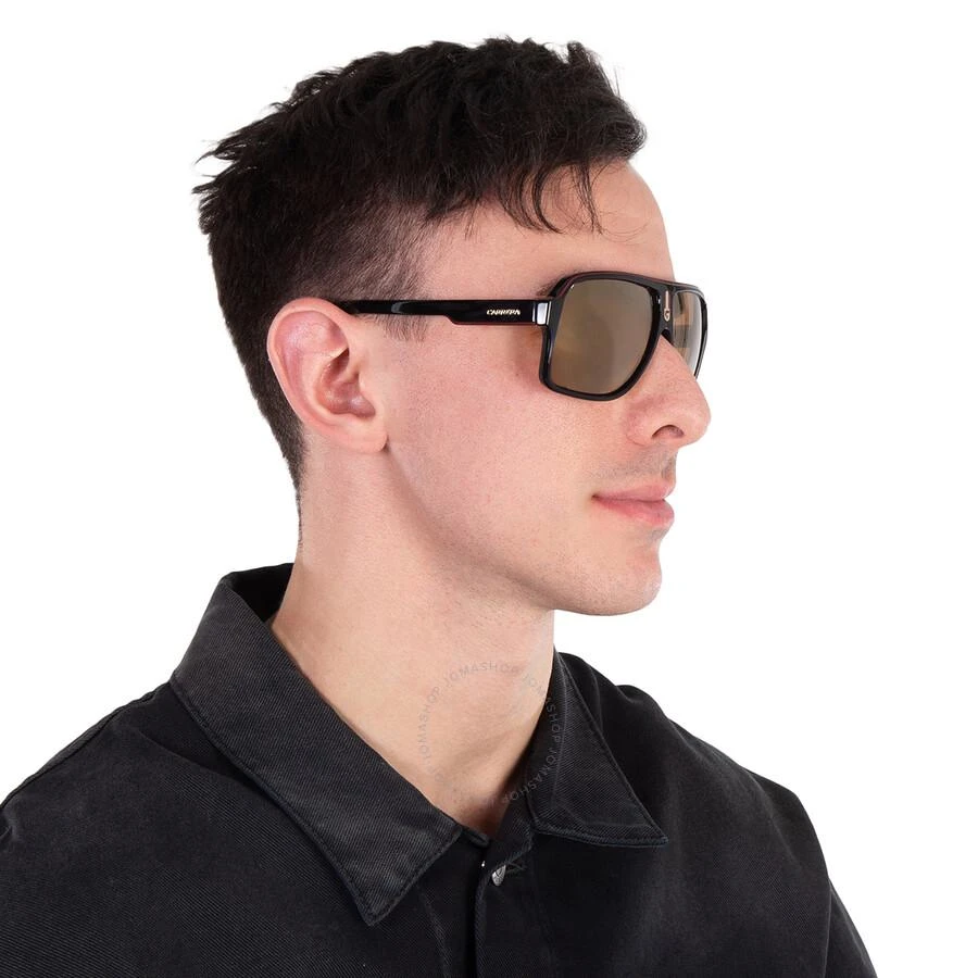 Carrera Brown Gold Mirror Navigator Unisex Sunglasses CARRERA 1001/S 0OIT/K1 62 3