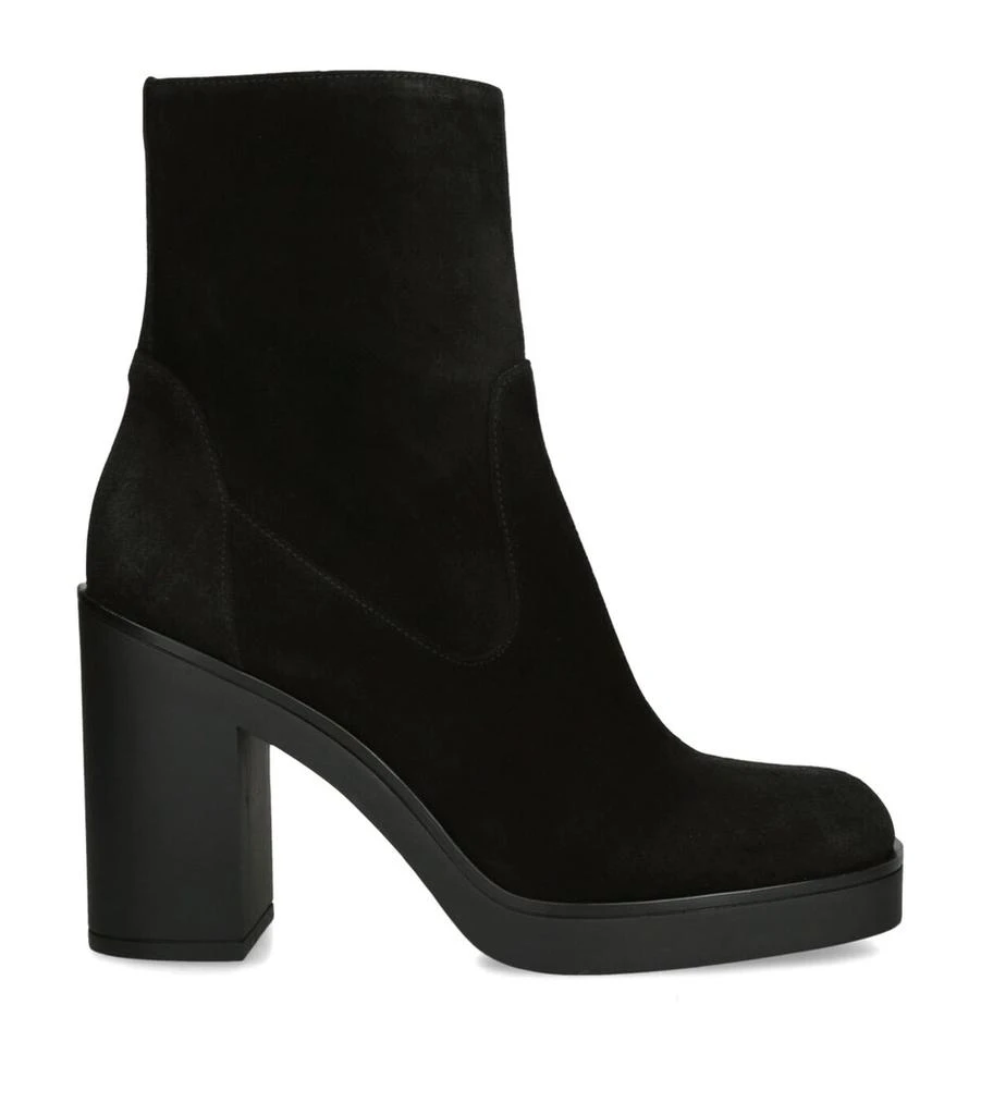 Stuart Weitzman Suede Bethany Boots 80 1