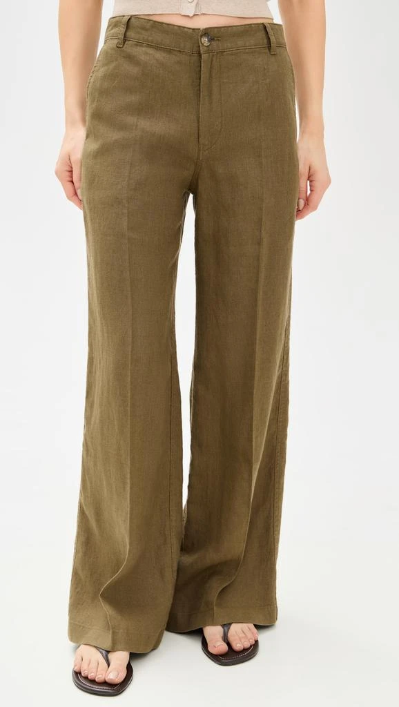 Madewell The Zoe Relaxed Wide Pant in 100% Linen 6