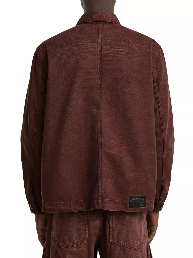 G-Star Cotton Button-Front Overshirt 4