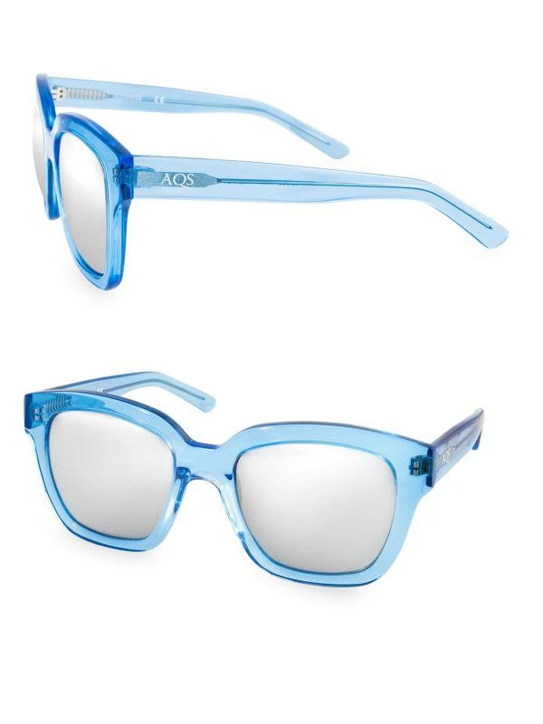 AQS RORY 52MM Square Sunglasses 1