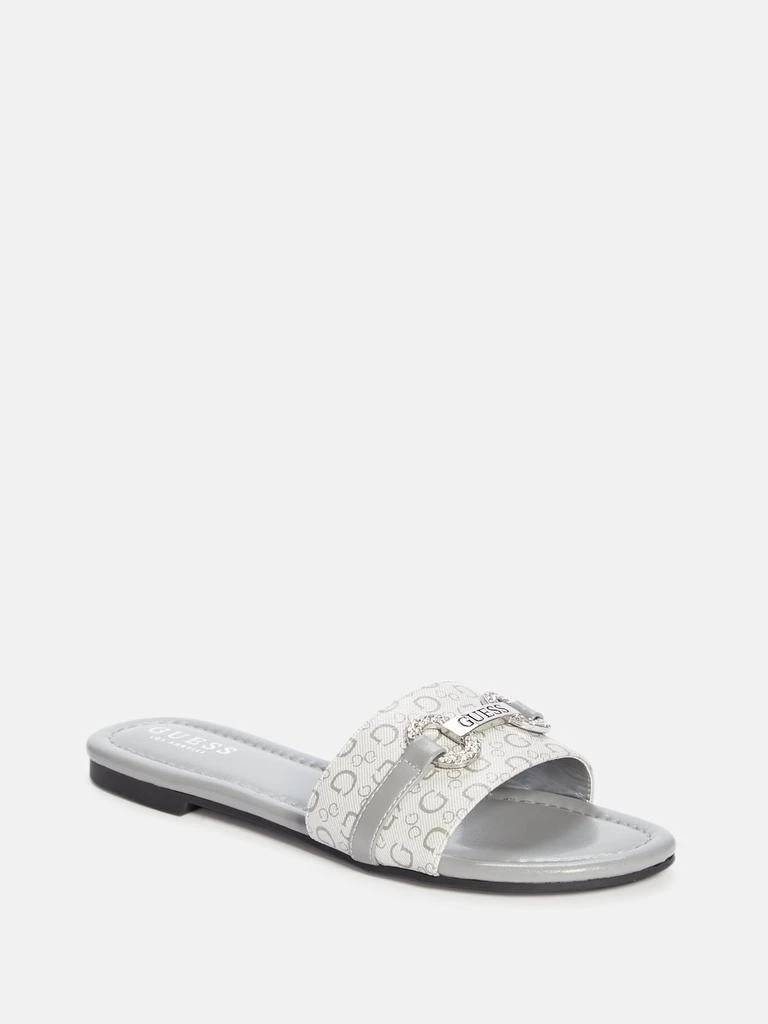 Guess Factory Lamera Logo Slide Sandals 1