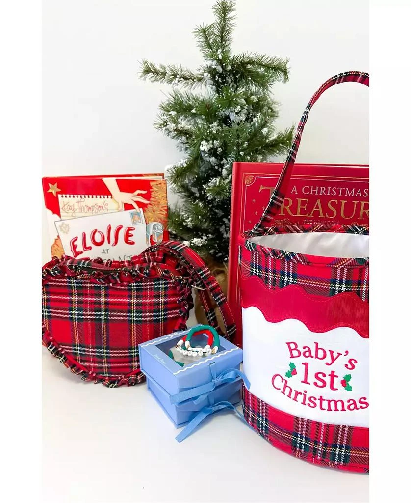 Bits
Bows Plaid Ruffle Girls
Heart Purse in Red 3