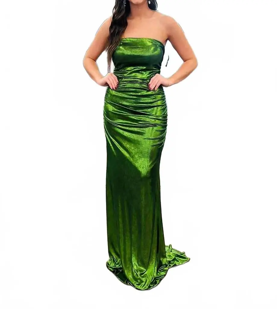 sherri hill green strapless dress Sherri Hill 56869 Dress