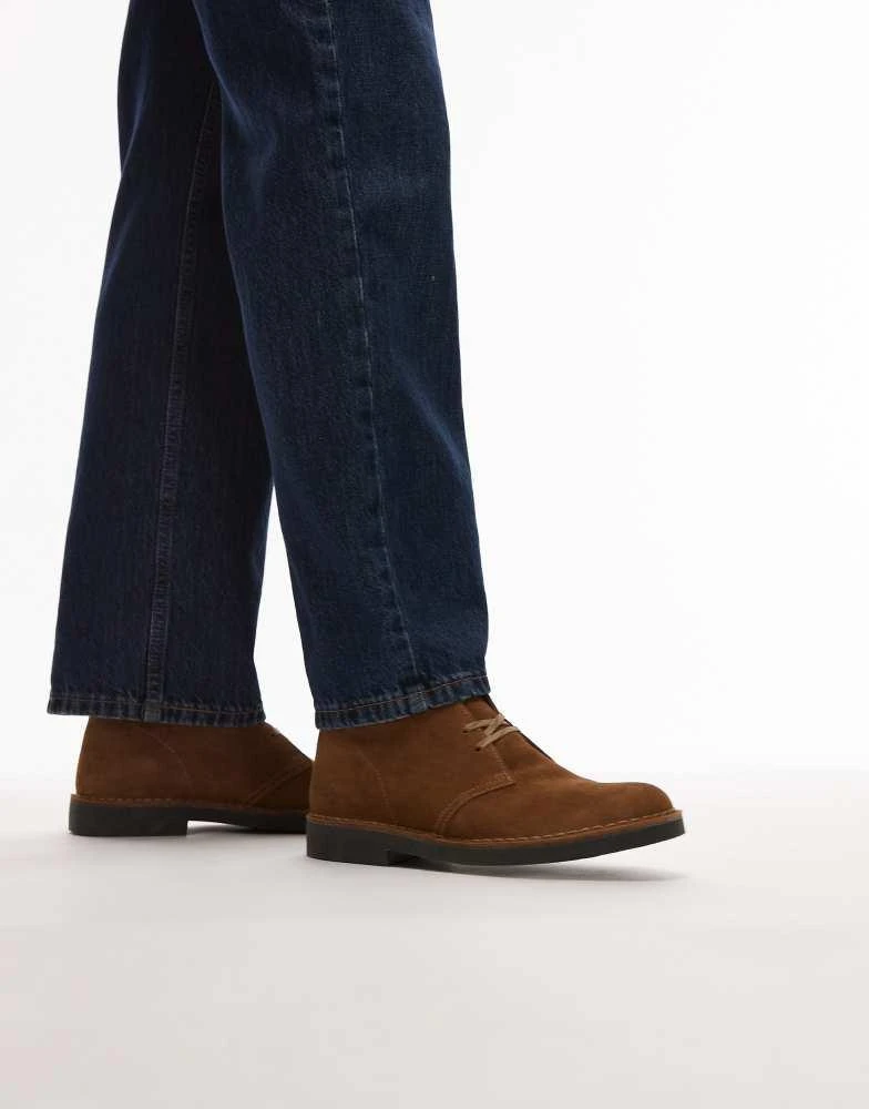 Clarks Clarks Desert EVO boot in cola brown suede 1
