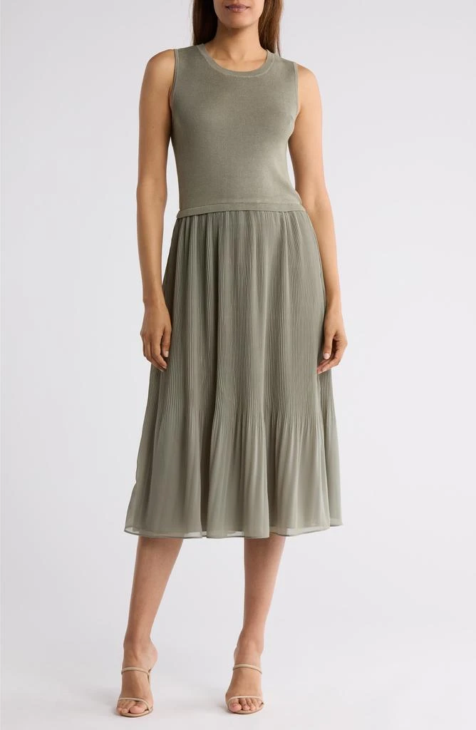 DR2 by Daniel Rainn Twofer Sleeveless Mixed Media Dress 1