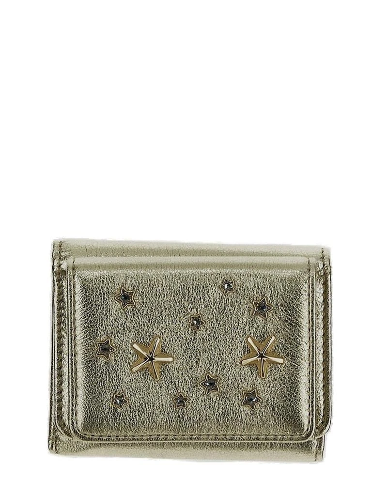 Jimmy Choo Jimmy Choo Star Embellishment Tri-Fold Wallet 1