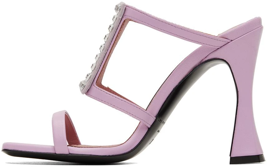 Les Petits Joueurs Purple Hoya Heeled Sandals 3
