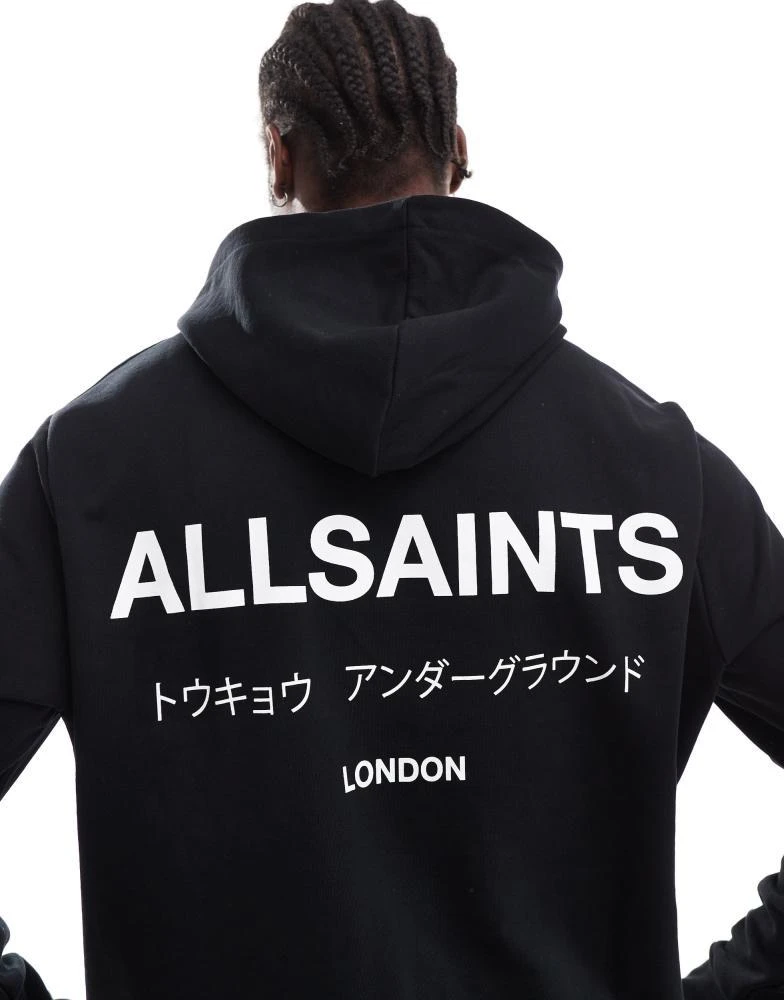 ALL SAINTS AllSaints Underground Oth hoodie in black 2
