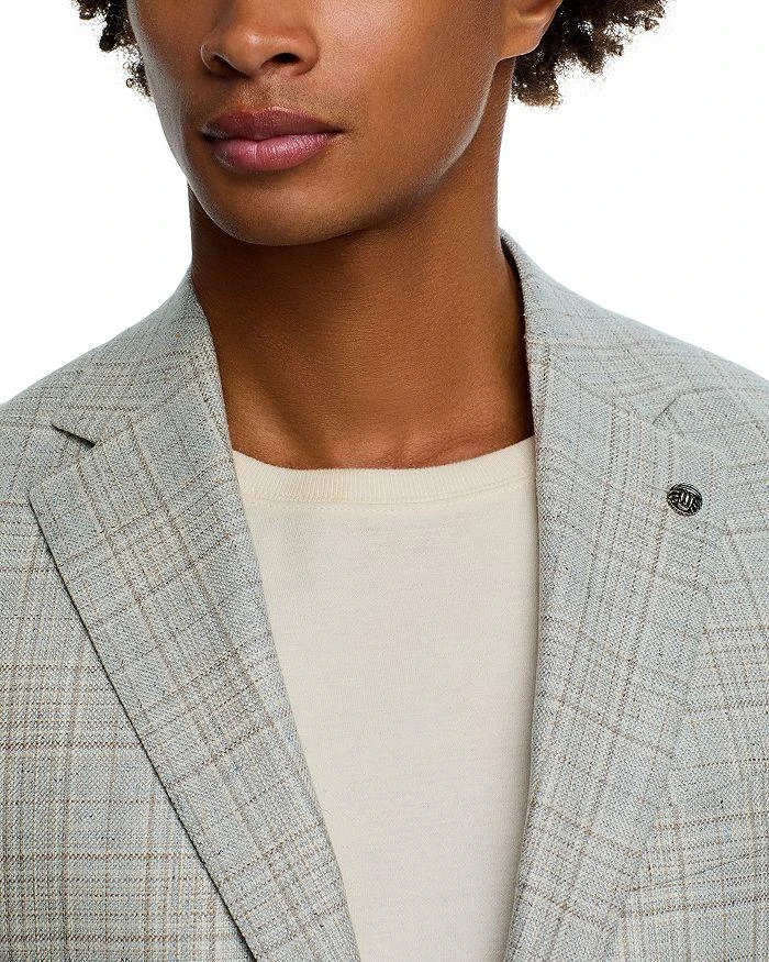 Jack Victor Silk 
Wool Plaid Regular Fit Sport Coat 5