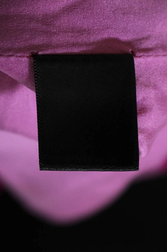 Christian Siriano Womens Fuchsia Drape Dress Pink 5