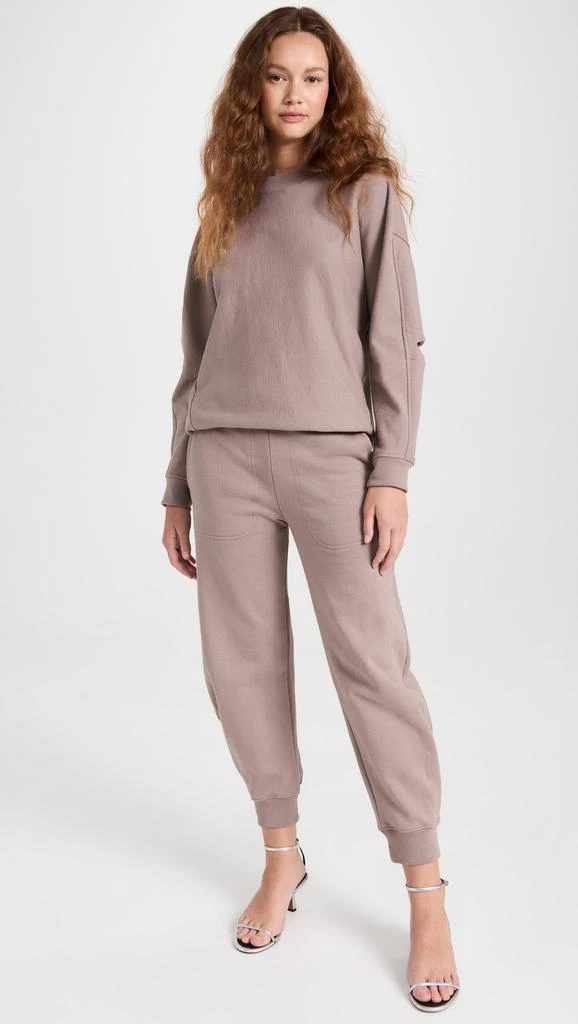 Tibi Sweatshirt Program Calder Longer Sweatpants 4