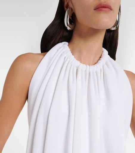 Max Mara Alceste draped halterneck maxi dress 4