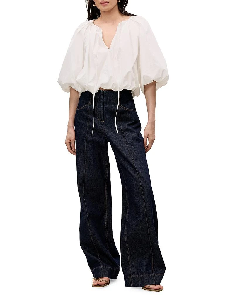 Rebecca Taylor Poplin Bubble Top 2