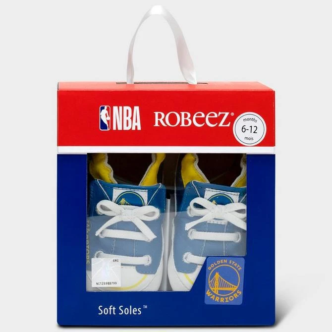 Robeez Infant Robeez Golden State Warriors NBA Soft Sole Casual Shoes 5
