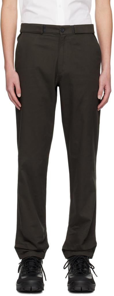 GR10K Brown Low Noise Trousers - Pants - BeyondStyle