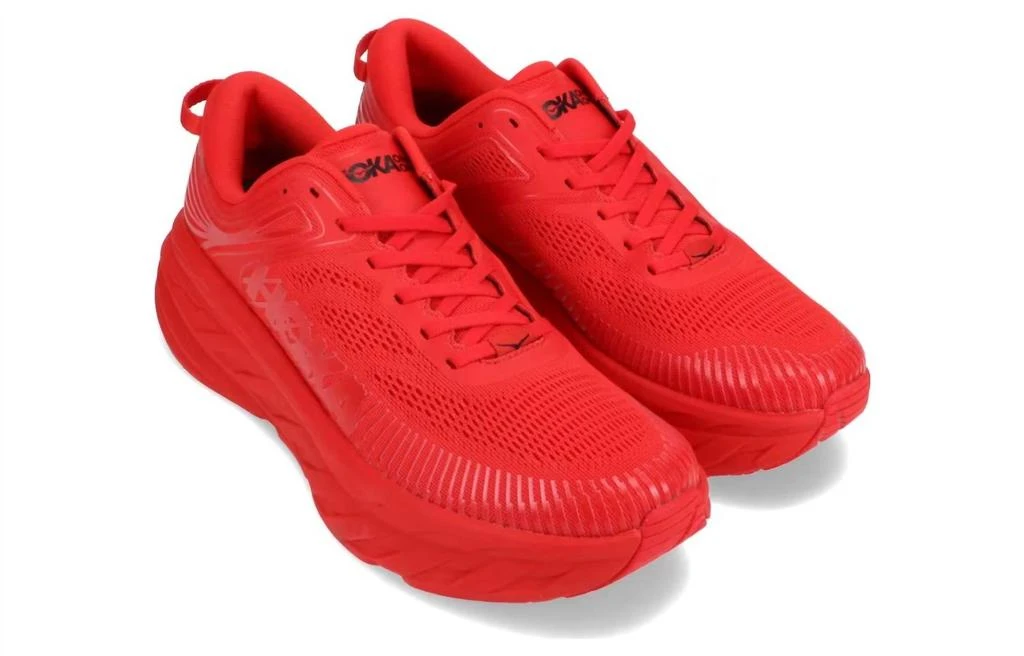NEW HOKA men\'s bondi seven shoe in high risk red HOKA ONE ONE Bondi 7  main image 2