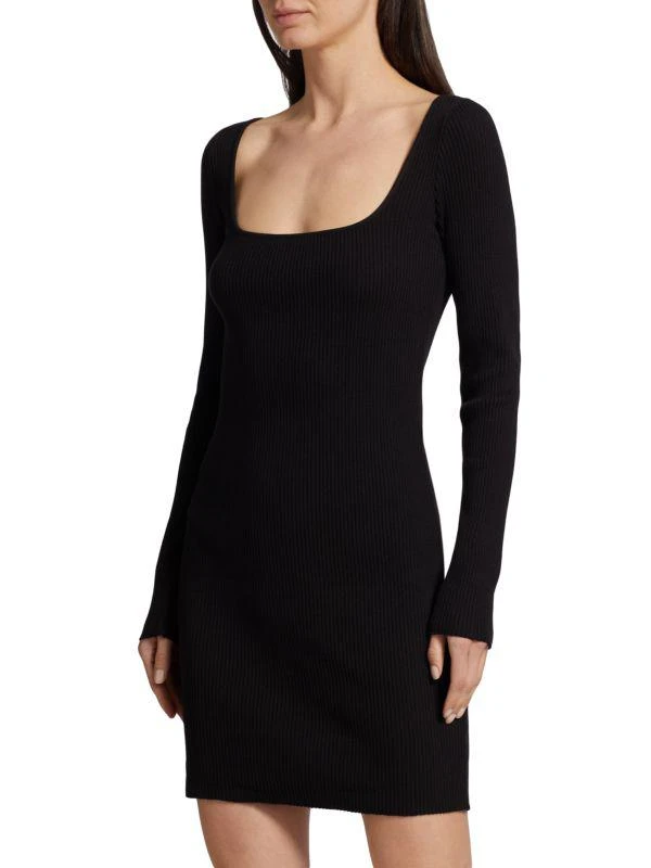 Vince Rib-Knit Mini Dress 3