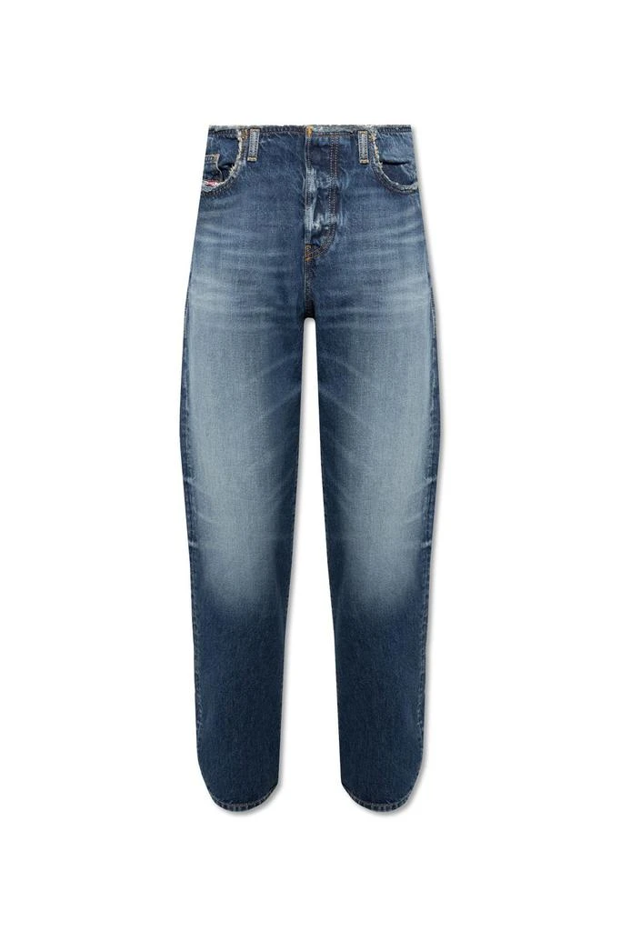Diesel Diesel D-Peng Low-Rise Frayed Jeans 1
