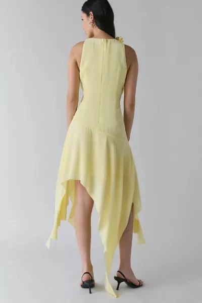 Bardot Bardot Ivana Rosette Cascading Ruffle Georgette Mini Dress 4