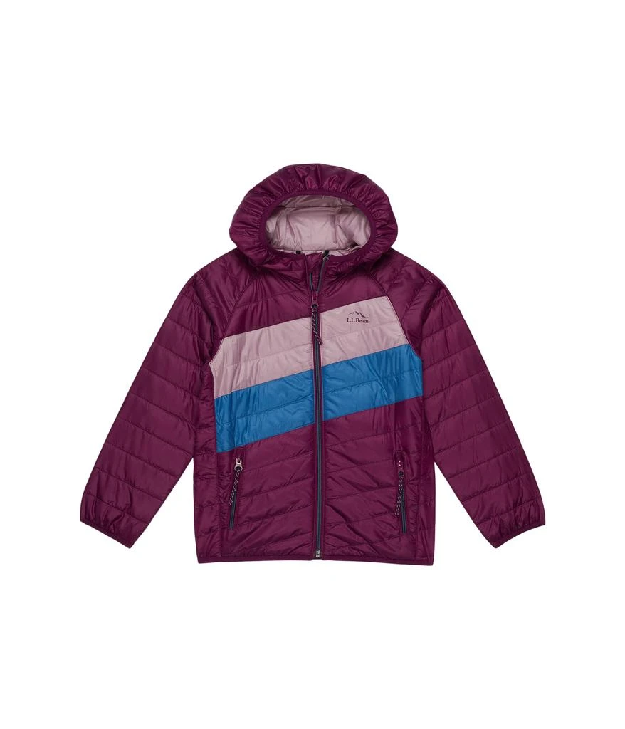L.L.BEAN Primaloft Packaway Hooded Color-Block Jacket (Little Kids) 1