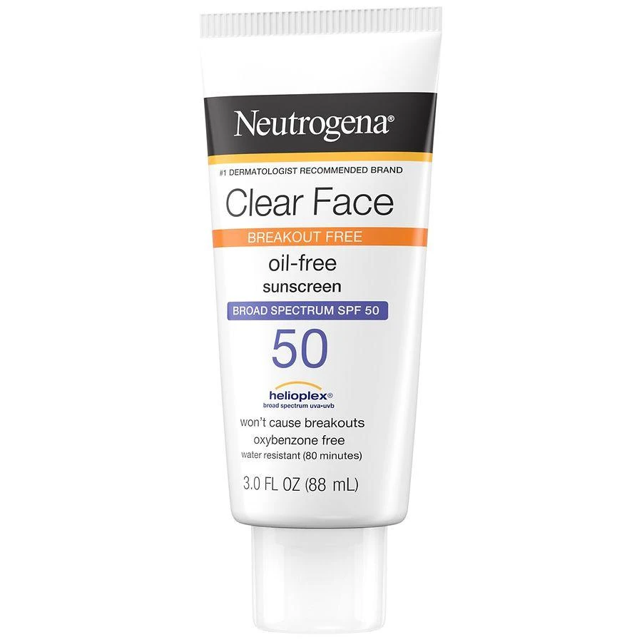 Neutrogena Clear Face Liquid Lotion Sunscreen With SPF 50 5